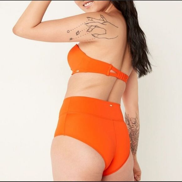 Victorias Secret Swim Body wrap Bikini top Removable Padding Shortie Bottom Set - Picture 11 of 12